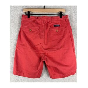 Southern Marsh Shorts Mens 30 Orange Red Chino‎ Casual Flat Front Preppy